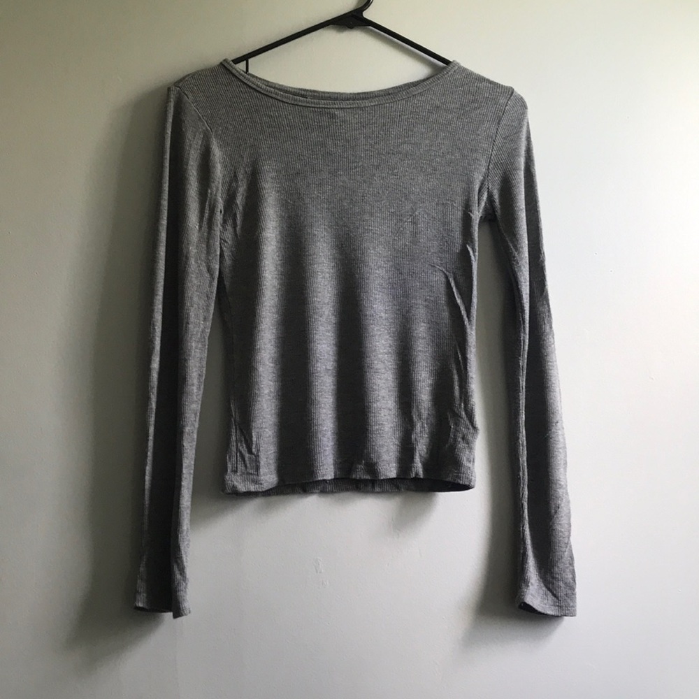 Grey fitted shirt